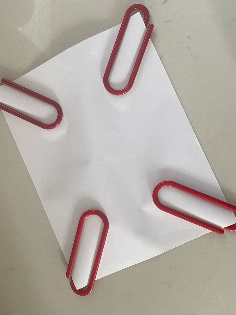 Oversized Vintage 80’s Paper Clips - Set of 4